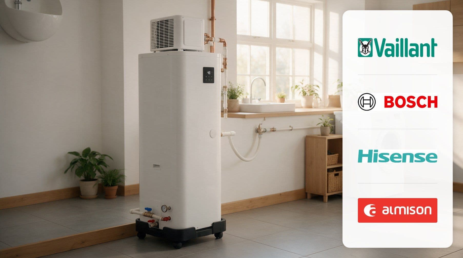 Bomba de calor ACS: Vaillant vs Bosch vs Hisense vs Almison Bomba de calor ACS: Vaillant vs Bosch vs Hisense vs Almison